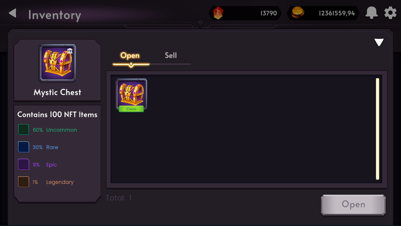 Inventory Claim Chests