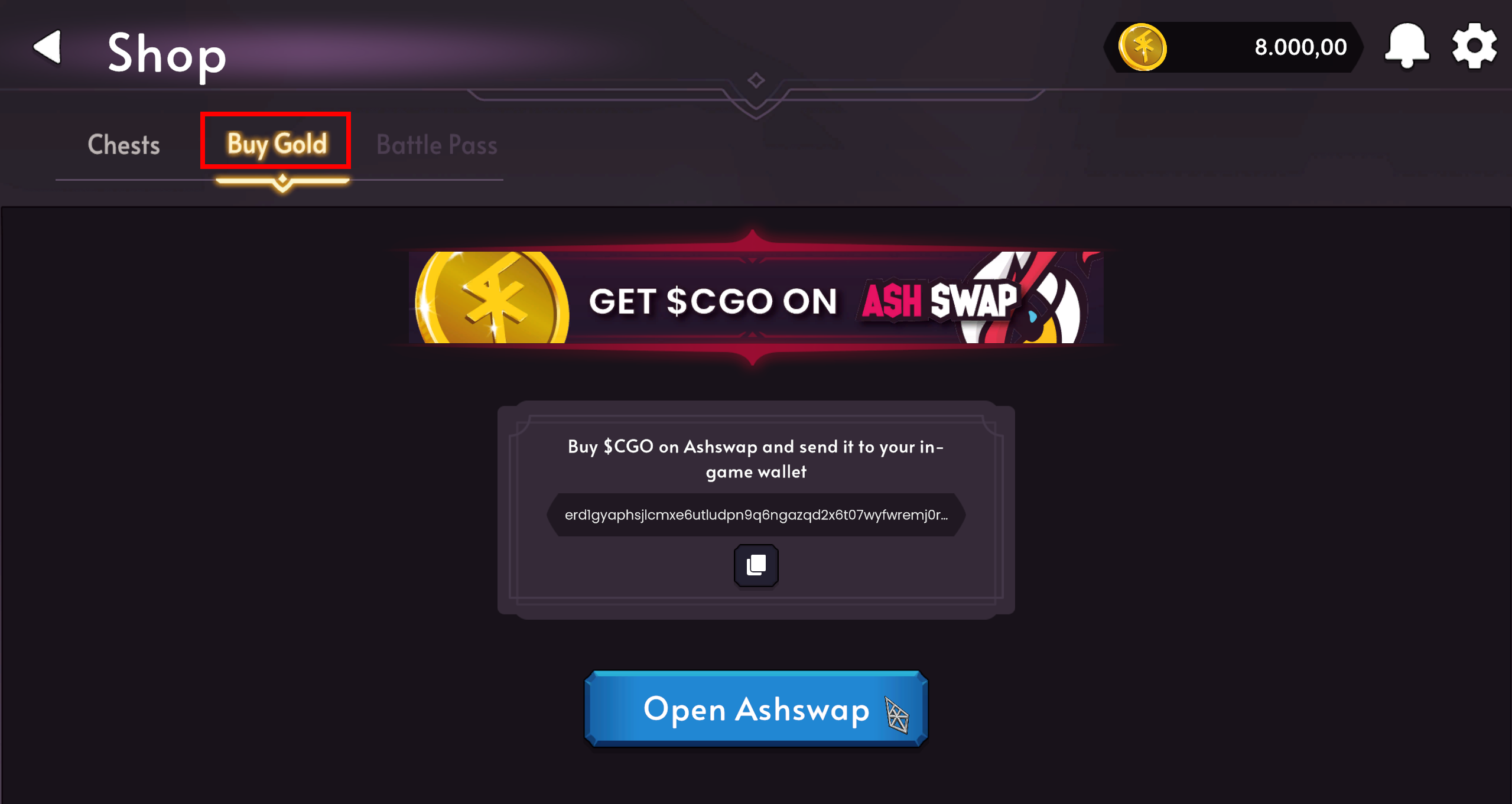 Main Menu - Beginners Trial