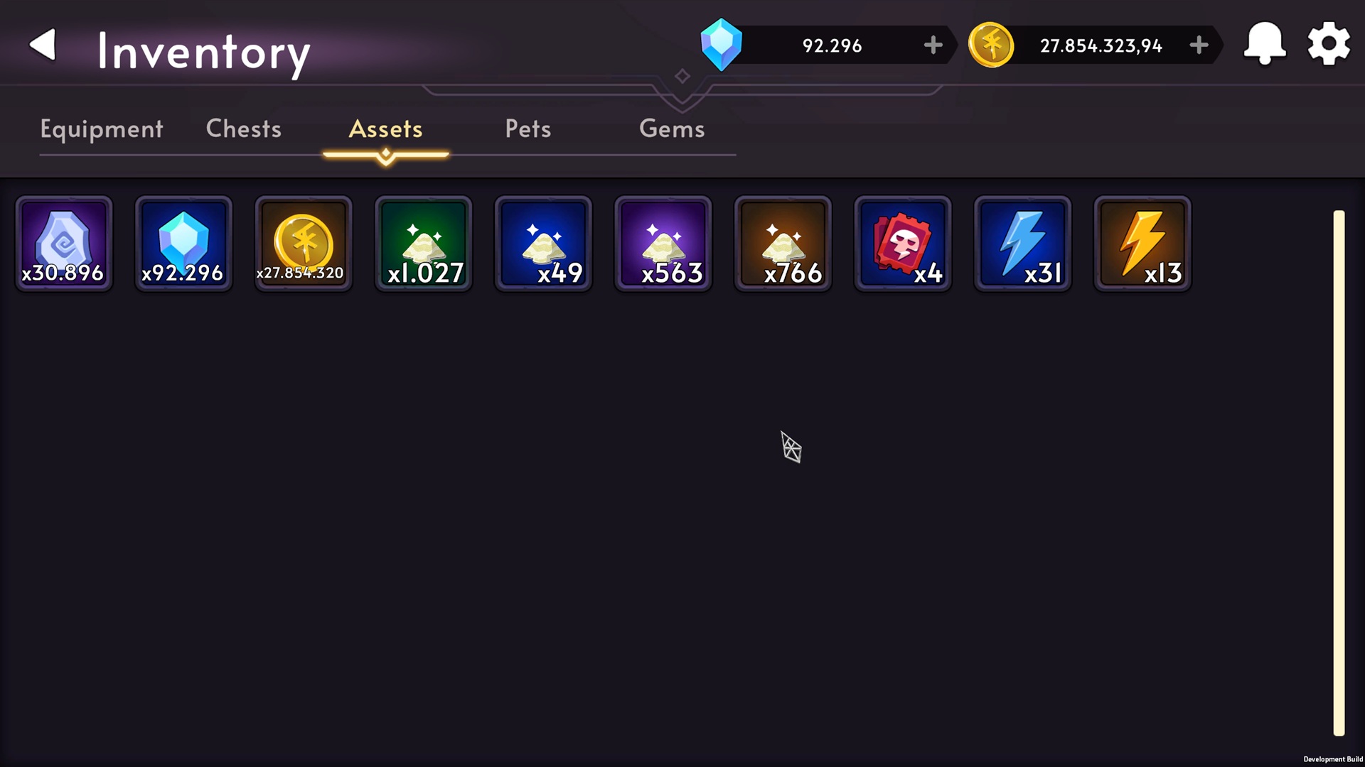 Inventory - New Assets